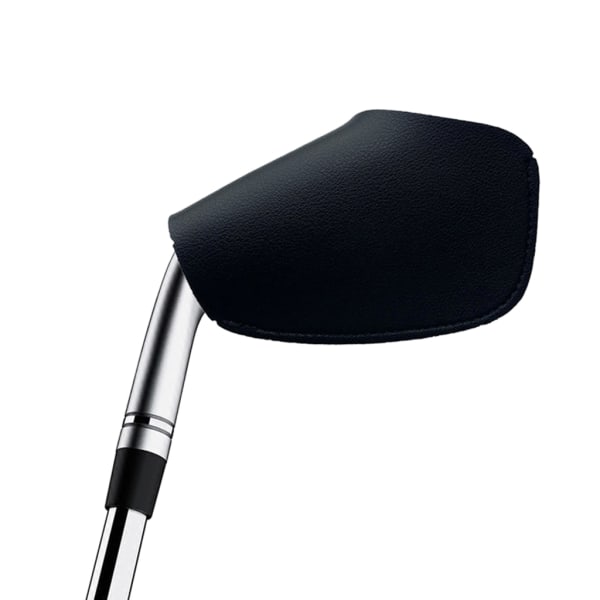 Golf Head Covers Tjock Syntetiskt PU Läder Golf Iron Head Covers 10 färg Black