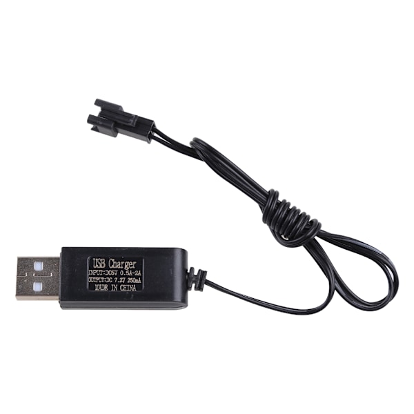 RC bildroner USB-opladningsledning Ni-Cd Ni-MH batteripakke SM stik oplader 7,2V