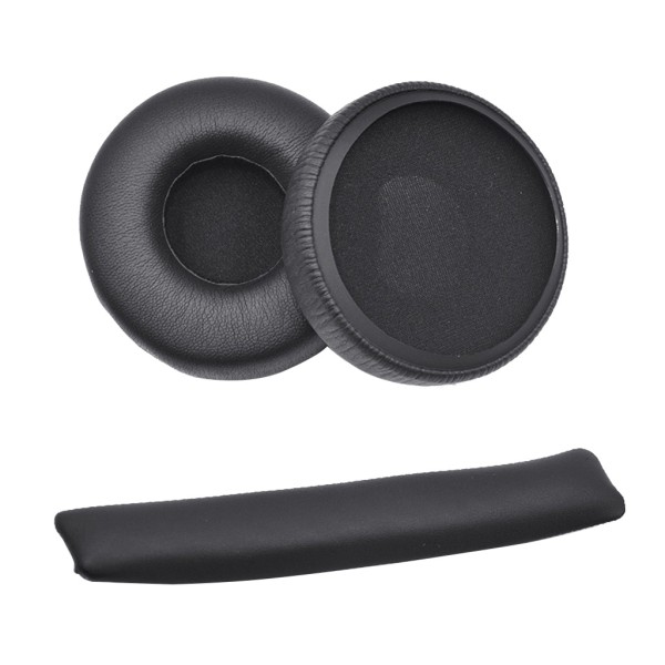 Läder Game Ear Pad Solid Sponge Earphone för Synchros E40BT E40 hörlurar