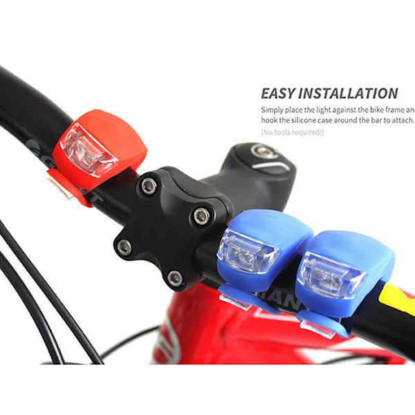 Superljus LED-cykelstrålkastare framtill för fokus Vattentät MTB-lampa Black
