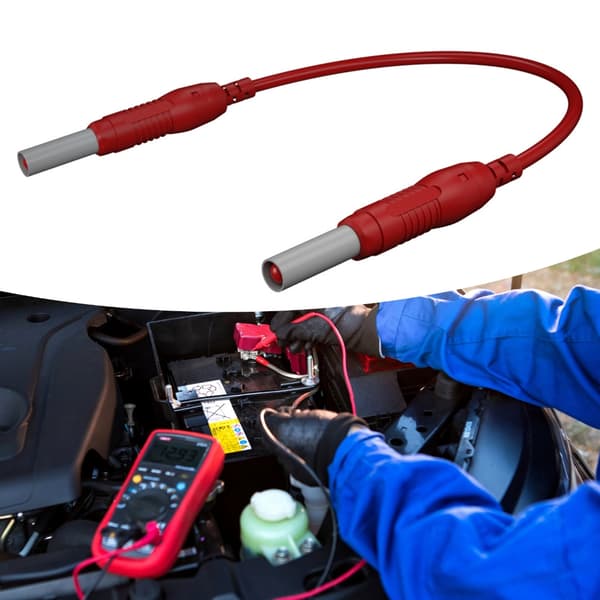 Elektrisk test jumper ledning til multimeter banan til banan testledninger kabel