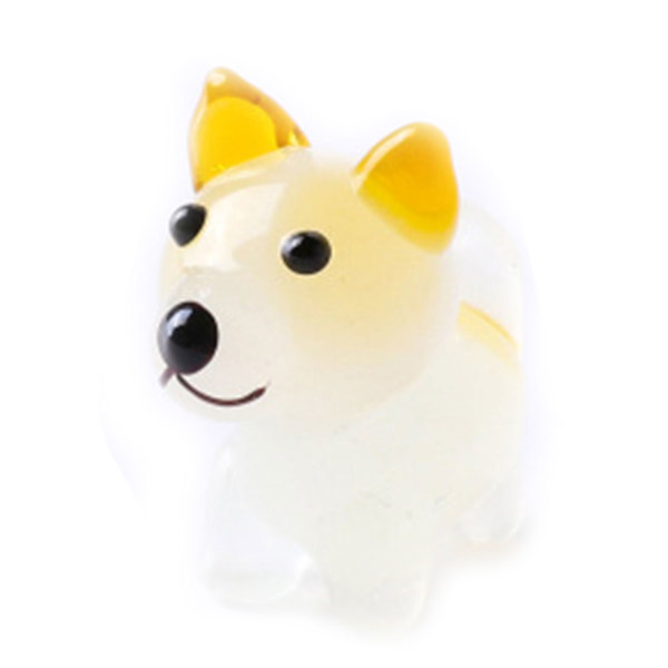 Mini Sød Hunde Ornament Miniature Hunde Figur Desktop Ornamenter Bilindretning til hjemmet Soveværelse Sovesal Kontor Skrivebordsdekoration Dejligt legetøj