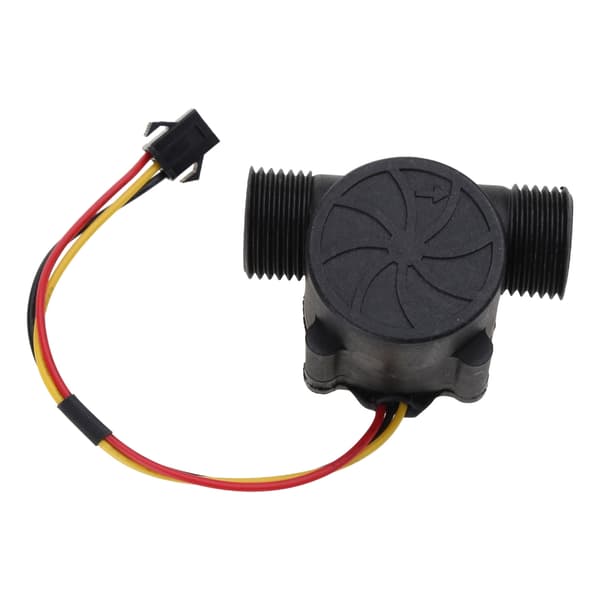 G1/2\" 1-30L/min DC5V Vannstrømningssensor Flowmåler Hall Flow Sensor Bryter