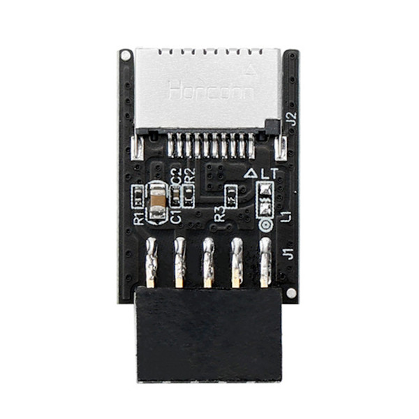 Bundkort USB TYPE-E Interface Header Adapter USB 2.0 9Pin Hun Extender