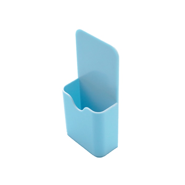 Magnetisk pennhållare i plast Radera markör Förvaringslåda Organizer för hemmakontor Whiteboard Kylskåp Blue