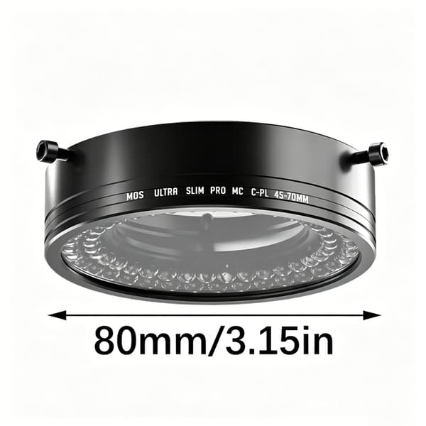 Justerbar 72 LED-ringlys-belysning til stereomikroskop og kamera