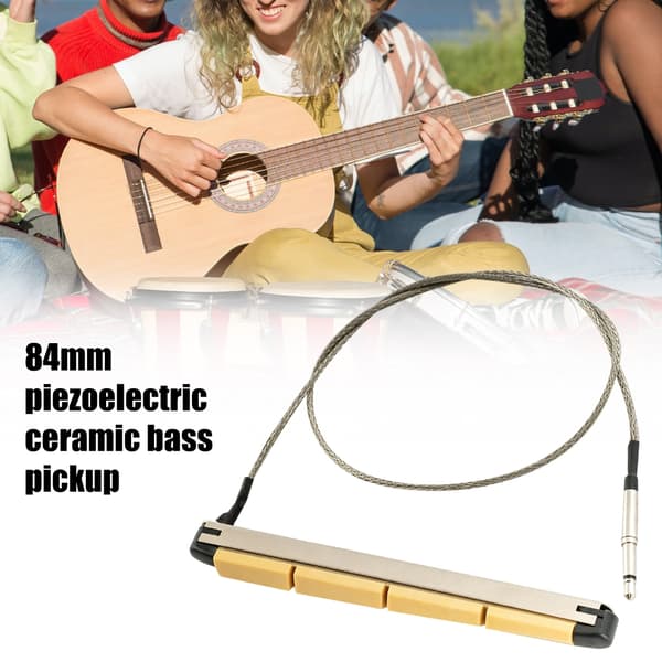 Under-Bridge Piezo Pickup med 2,5 mm plugg og kabel for bruk