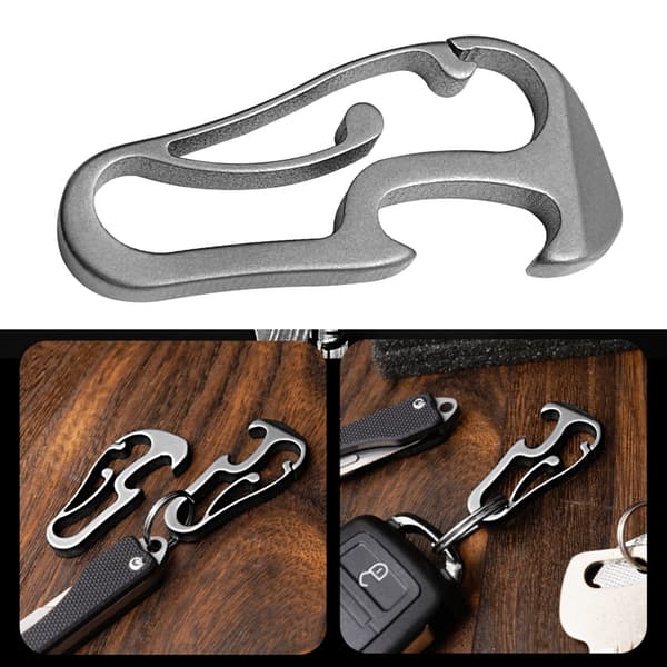 Stor Stark Karbinhake Liten Karbinhake Nyckelringar Paket Karbinhakar Clip