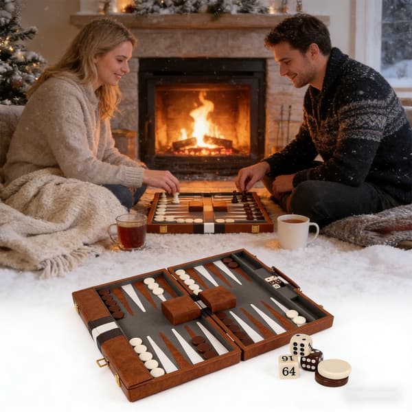 Strategisk brettspill Backgammon-sett Perfekt gave