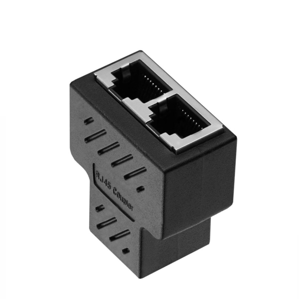 RJ45 Ethernet Splitter Adapter Kaapeli 1 Uros-3 Naaras LAN-verkkoliitin Sopii Cat5 Cat5e Cat6 Cat7