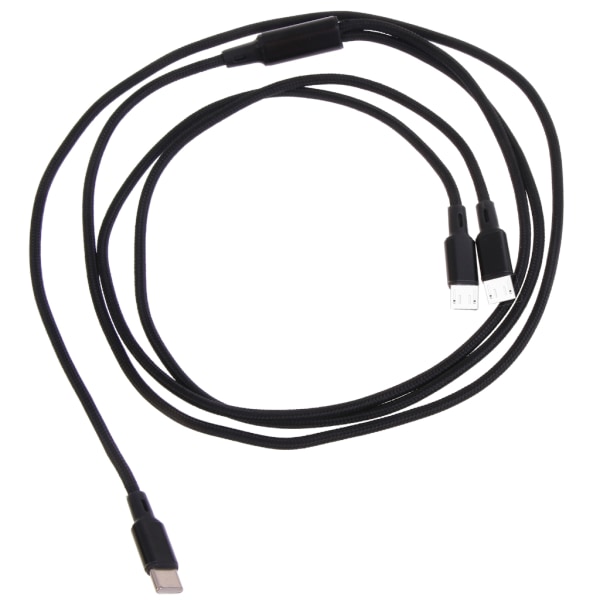 50/120 cm USB Type-C-kabel 1 till 2 USB-C TypeC till Micro USB Laddningssladd för biltelefonladdning 50cm