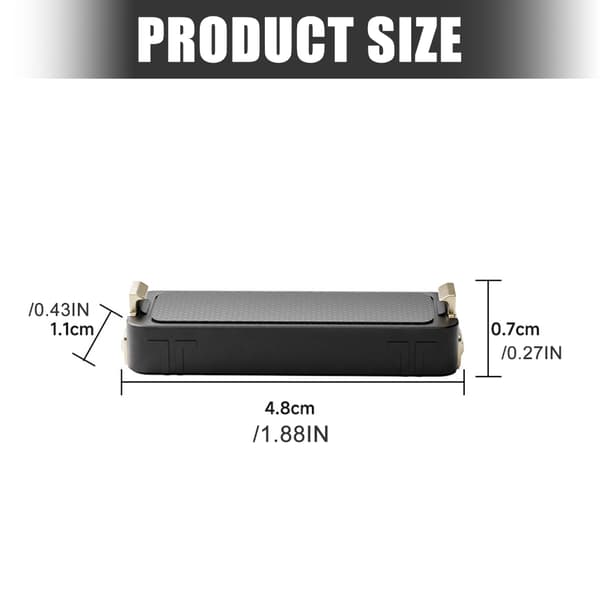 Magnetisk kamerafästeadapter för GO Ultra Quick Release Base 1/4-tums hål