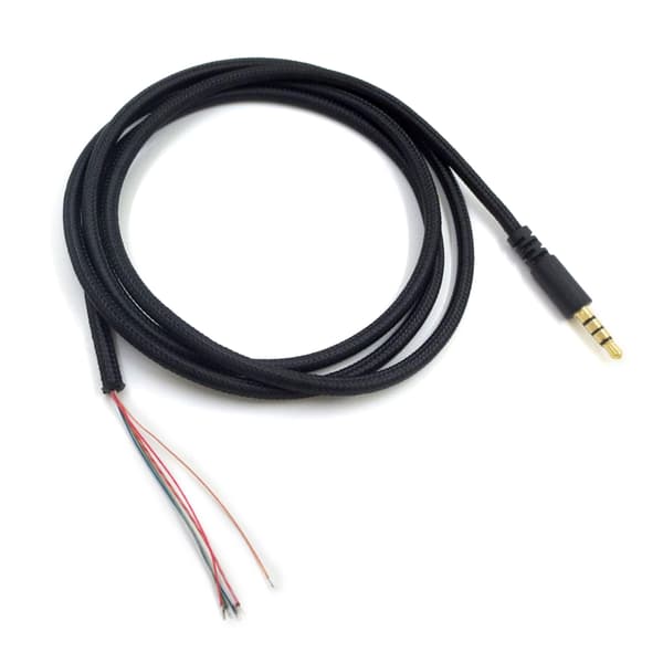 Bærbar lydledning 1,1 m længde Stereo Aux-kabel til Hyper X Cloud II Core Pro