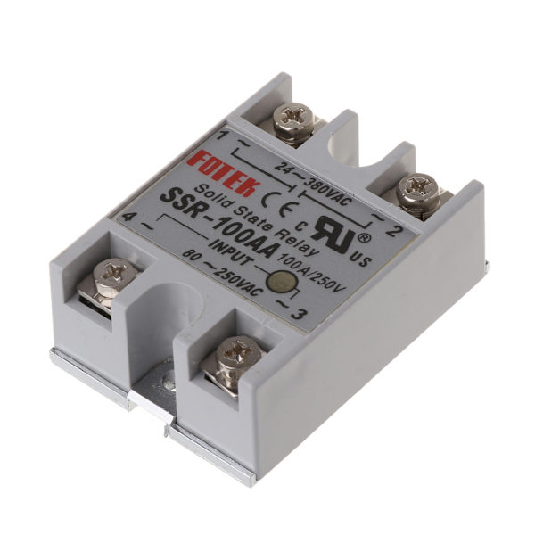 SSR-100AA Solid State Relä Modul AC till AC Solid State Resistans Regulator