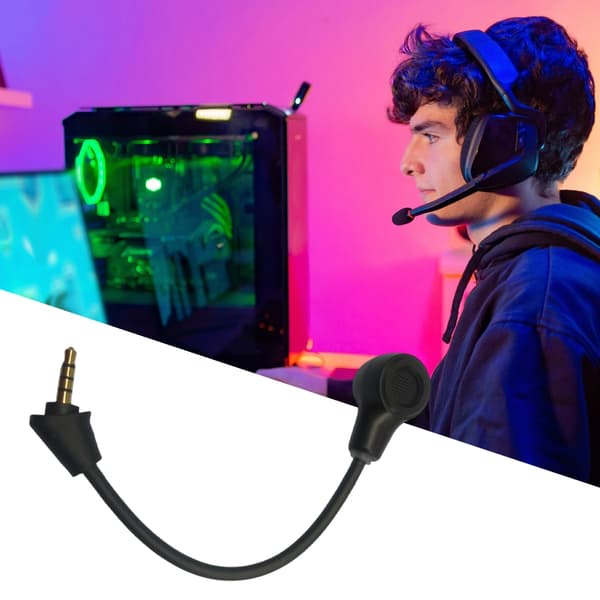 Fleksible LED Gaming Mikrofoner Perfekt Pasform Til Cloud II Headsets Klar Chat