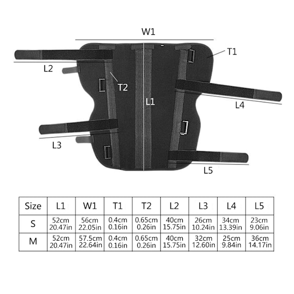 Knæ Immobilizer Støtte - Åndbar Knæstøtte & Stabilisator Fuld Benstøtte S