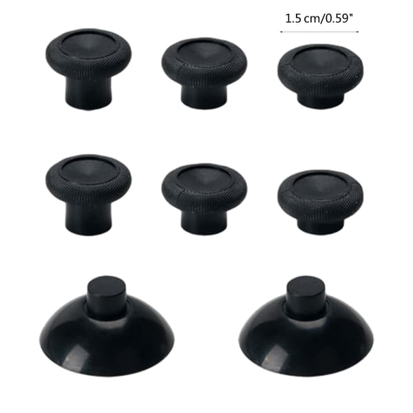 8-i-1 Ergonomiske Thumbstick Greb 3D Rocker Caps til XB One Spilcontroller