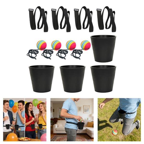 Twerk Swing Bucket Party Game Hurtig montering til spontane sammenkomster