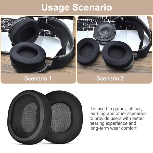 Erstatningsøreputer for ARCTIS 1 3 5 7X 9X / 9Pro Headset Øreklokker