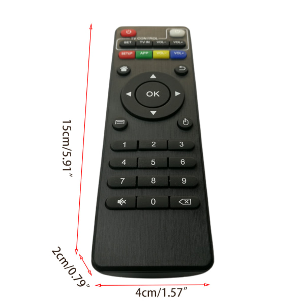 Ersättningsfjärrkontroll för TV Box, Android, Kontroll för X96 X96mini X96w