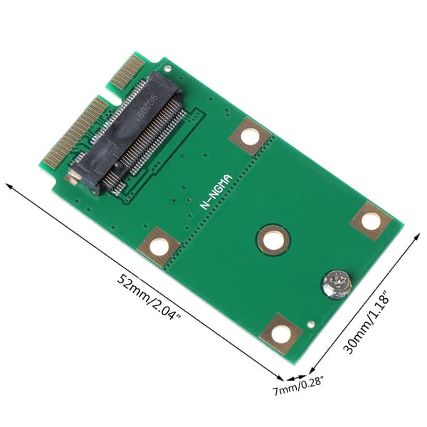 for M.2 NGFF SSD til mSATA SSD Adapterkort Computer Laptop Intern Komponent