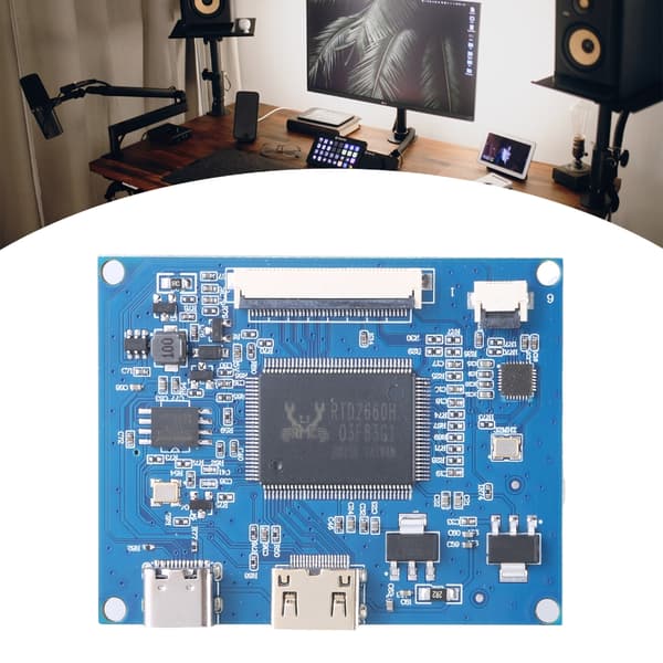 LCD Display Modul Plade 40Pin LVDS 1024X600 Opløsning Support EJ070NA-01J