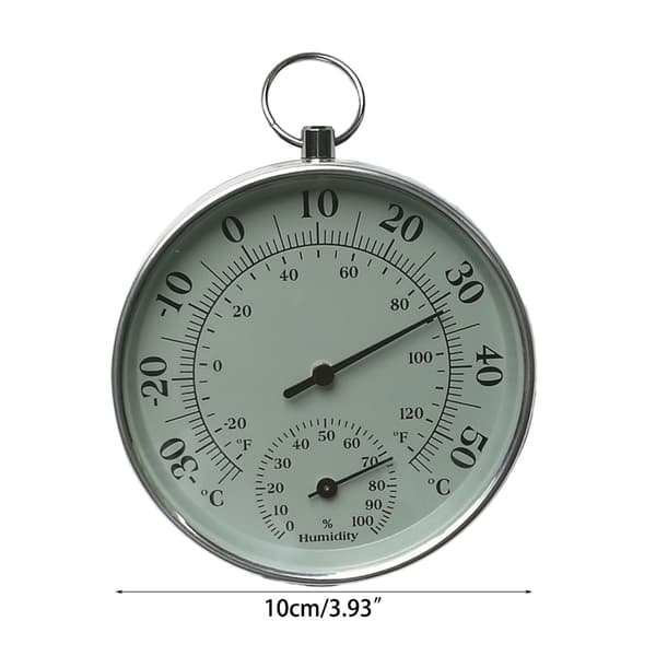 Inomhus Utomhus Termometer Hygrometer Temperatur Luftfuktighet Väggtermometer