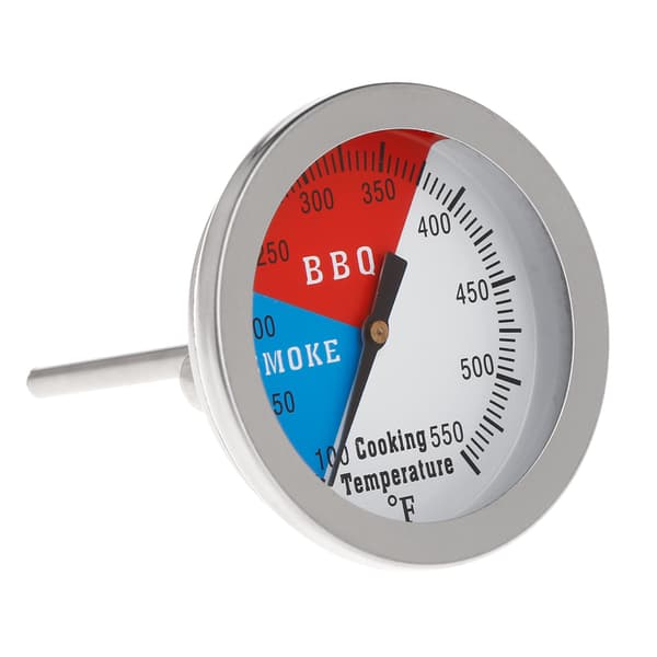 550FBBQ Termometer Måler Grill Vedrøyker Kull Varmeindikator