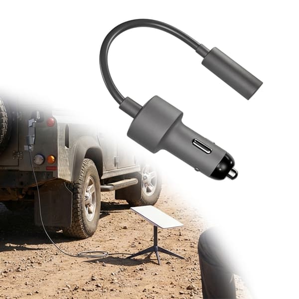 Bil lighter til DC2.1 bilopladningsadapter understøtter 72W output til bilture