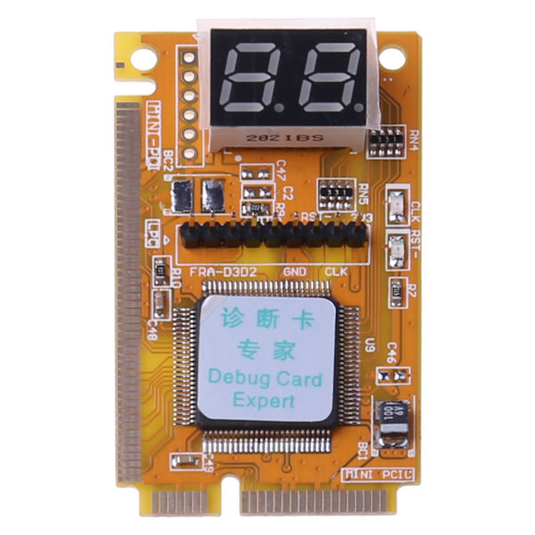 Multifunksjon 3 i 1 Debug Card Expert PCI PCI-E LPC PC Laptop Analyzer Tester