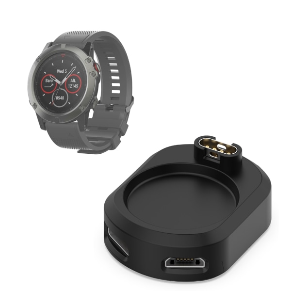 2 i 1 Typ C/Micro Dock Smart Watch -laddaradapter för Fenix ​​7 7x 6 5 instinct2 Vivoactive 3 4 Venu 955