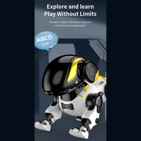 Interaktiv Programmerbar Robot Hundeleke for Barn Fjernkontroll Oppladbar