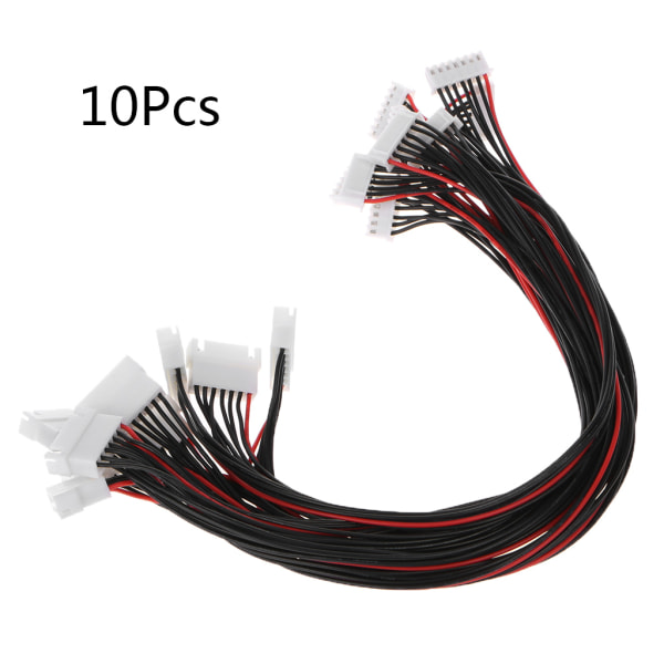 10 kpl JST-XH Plug 6S Lipo Balance Wire jatkojohto 30cm RC-autovenelentokoneelle