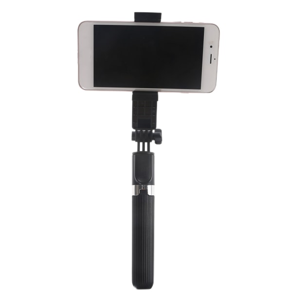 Utdragbart Selfie Stick-stativ med löstagbar fjärrkontroll och LED-ringljus för fotografering/YouTubes/Smink/Videoinspelning Black