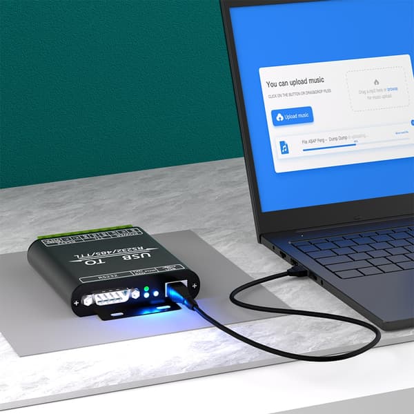 Multifunktionelt computerforbindelseskort USB til RS232 422 232 adapter