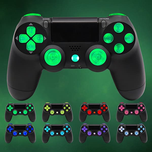 LED Mod for kontrollerens ansiktsknapper DTF LED Mod Kit for kontroller