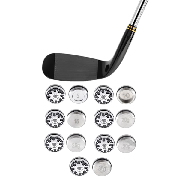 2 kpl golfpainoskruvia, jotka sopivat Stroke Lab -putterin mailojen päihin Red 5 grams
