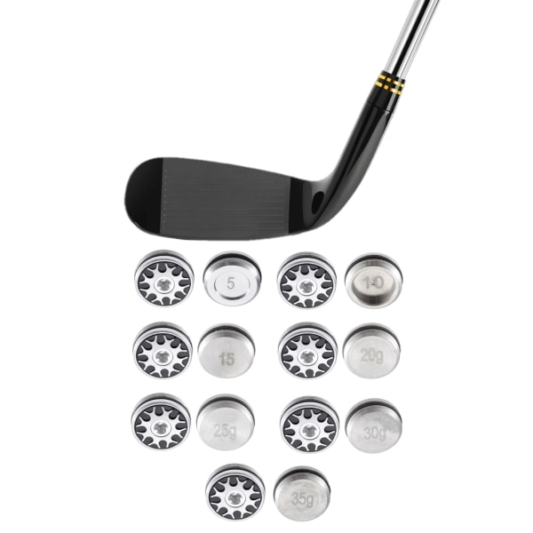 2st golfputtervikter tillgängliga för Odyssey Stroke Lab-putterklubbhuvud Black - 25 grams
