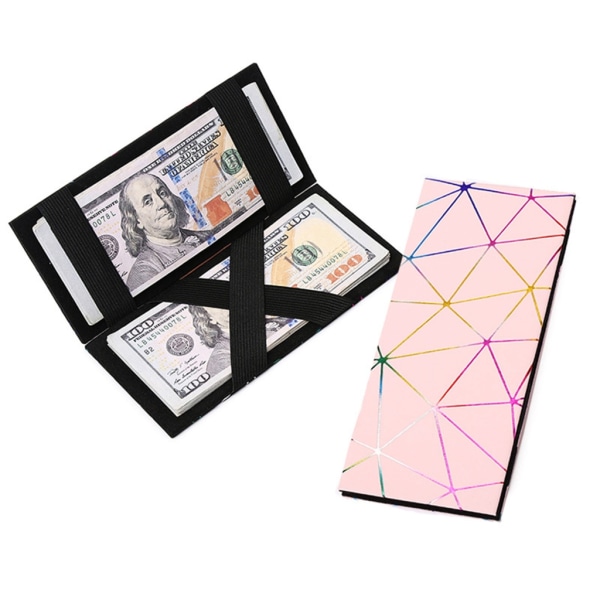 Lange lommebøker Pengeklips Myntveske PU-skinnmyntveske Creative Magic Wallet Gold