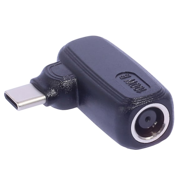 Type C hann rettvinklet strømplugg til likestrømadapter Firkantet port/DC7954/7450/5525 ​​ladeplugg for telefoner og nettbrett