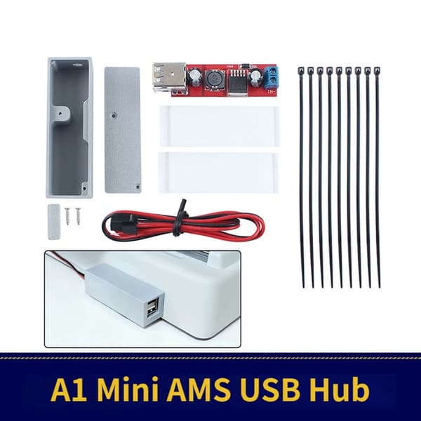 USB-hub med flere porte til udvidelse af enhedsforbindelse i 3D-print