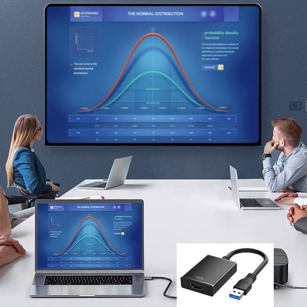 Bærbar 1080P USB 3.0 til videoadapter til PC bærbar HDTV videostreaming