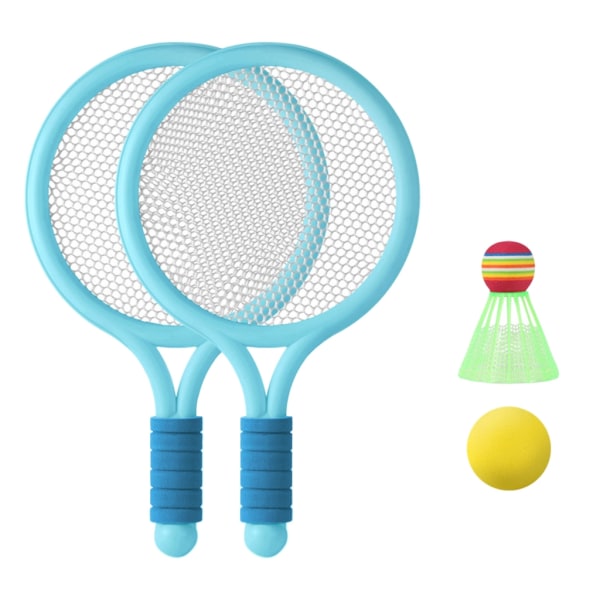 Barn tennisracket set med bollar PVC tennisracket leksakssats för toddler barn utomhus inomhus sport strandaktiviteter