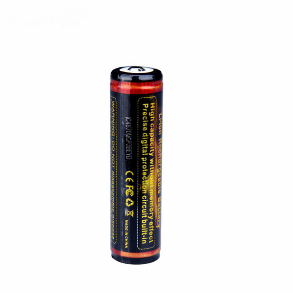 2 delar 18650 Li-ion uppladdningsbart batteri 3400mAh 3,7V för ficklampa Billeksaker Radioapparater Batteribytestillbehör