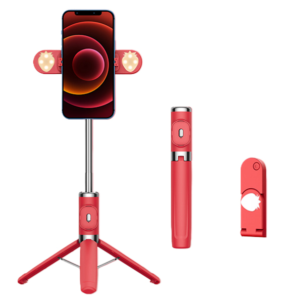 M01S One-piece forstærket køl telefon stativ Fyld lysgulv Live broadcast beslag Bluetooth-kompatibel Selfie Stick