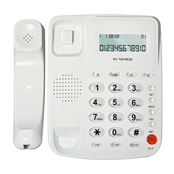 Fasttelefon Bordtelefon Eldre Anroper Store Knapper Integrert