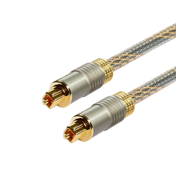 Optisk kabel SPDIF Digital Audio Optisk fiberkabel för hemmabio Kabel Högtalare Sound Bar TV-spelare Nylon 1.5m