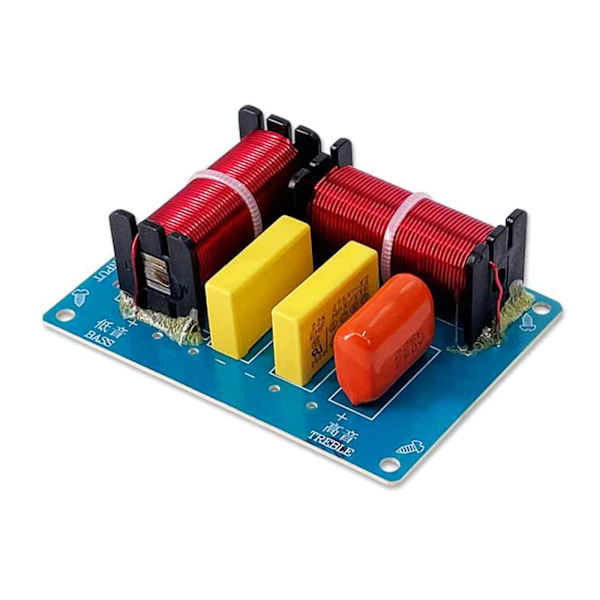 WEAH-228 2-suuntainen kaiutintaajuusjakaja 180 W HiFi Audio Crossover -suodatinmoduulikortti tee-se-itse-kaiuttimelle diskanttibasso