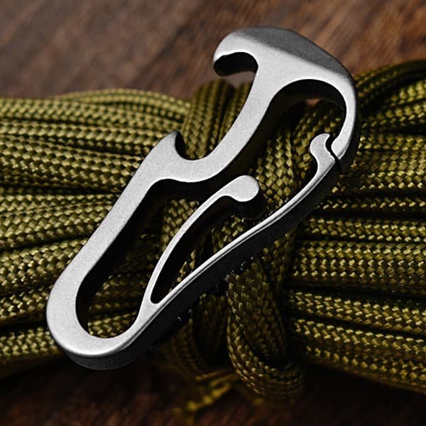 Stor Stark Karbinhake Liten Karbinhake Nyckelringar Paket Karbinhakar Clip