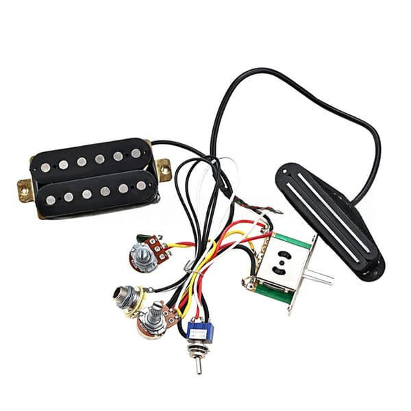 1T1V Kabelhärva Förkopplad Elgitarr Pickup Gitarr Kabelhärva